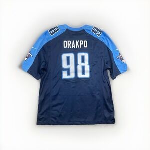 NWT Nike Brian Orakpo Tennessee Titans Jersey Mens XL Blue NFL Football Pro Line